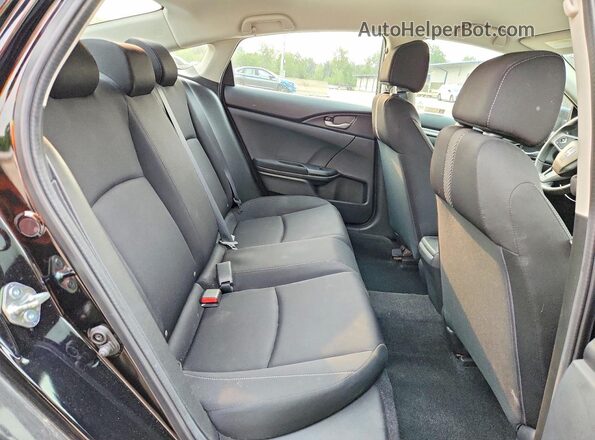 2HGFC2F52JH598736 2018 HONDA CIVIC Black Rear seats view