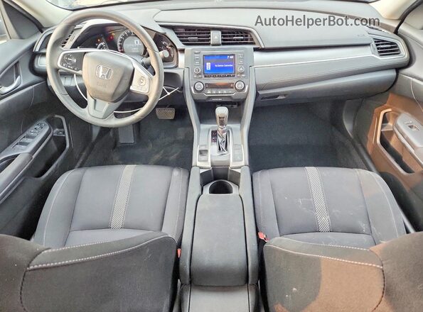 2HGFC2F52JH598736 2018 HONDA CIVIC Black Dashboard view