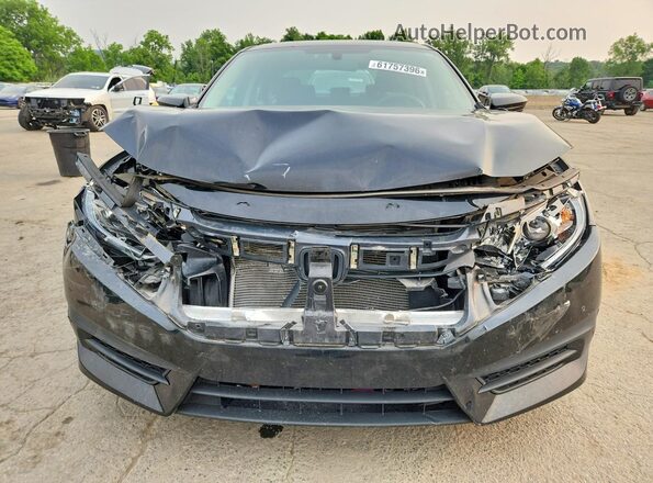 2HGFC2F52JH598736 2018 HONDA CIVIC Black Front view