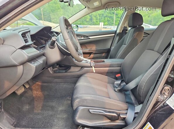 2HGFC2F52JH598736 2018 HONDA CIVIC Black Front interior view
