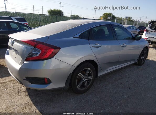 2HGFC2F52JH604079 2018 HONDA CIVIC Silver Задня права чверть
