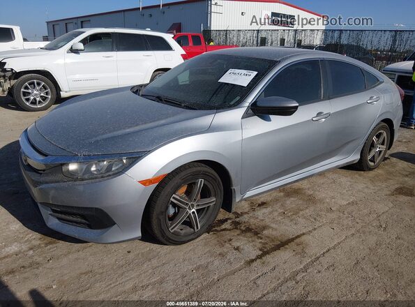 2HGFC2F52JH604079 2018 HONDA CIVIC Silver Передня ліва чверть