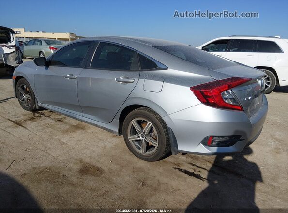 2HGFC2F52JH604079 2018 HONDA CIVIC Silver Задня ліва чверть