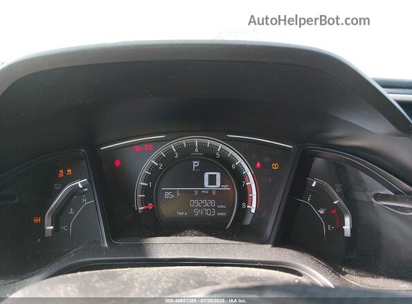 2HGFC2F52JH604079 2018 HONDA CIVIC Silver Вид задніх сидінь