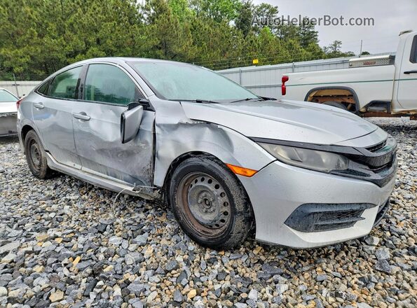 2HGFC2F52JH605233 2018 HONDA CIVIC Silver Przód prawy