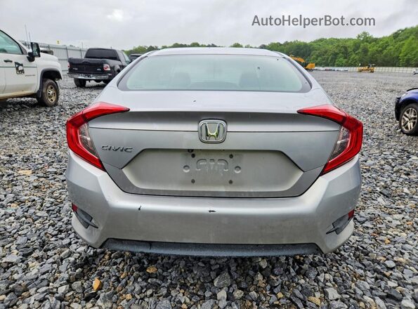 2HGFC2F52JH605233 2018 HONDA CIVIC Silver Widok z tyłu