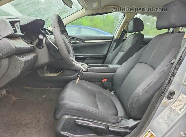 2HGFC2F52JH605233 2018 HONDA CIVIC Silver Widok wnętrza z przodu