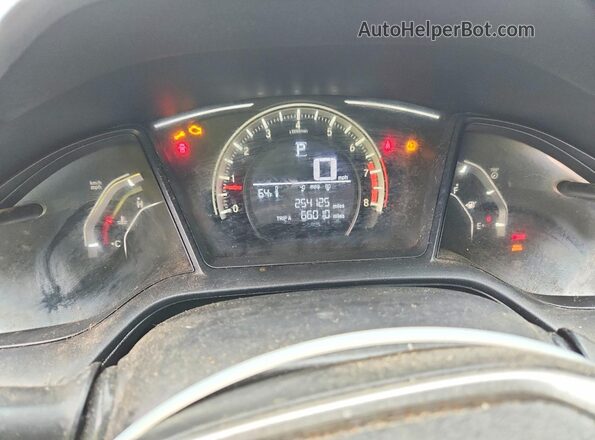 2HGFC2F52JH605233 2018 HONDA CIVIC Silver Widok zestawu wskaźników