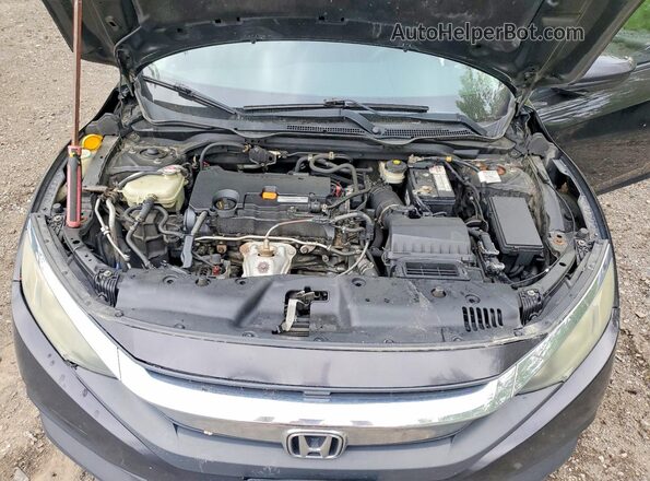 2HGFC2F53GH012411 2016 HONDA CIVIC Black Rear interior view
