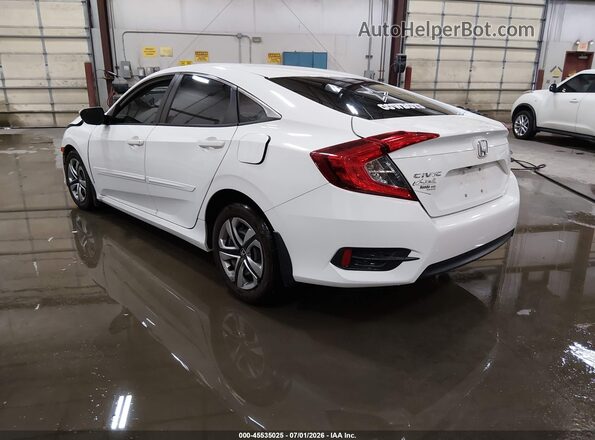 2HGFC2F53GH516165 2016 HONDA CIVIC White Trasero izquierdo