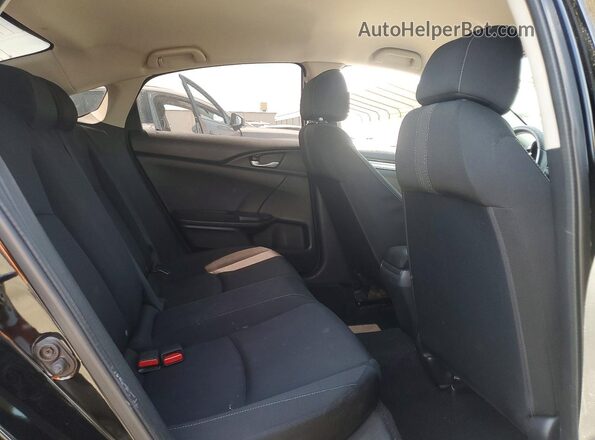 2HGFC2F53GH541874 2016 HONDA CIVIC Black Հետևի նստատեղերի տեսք