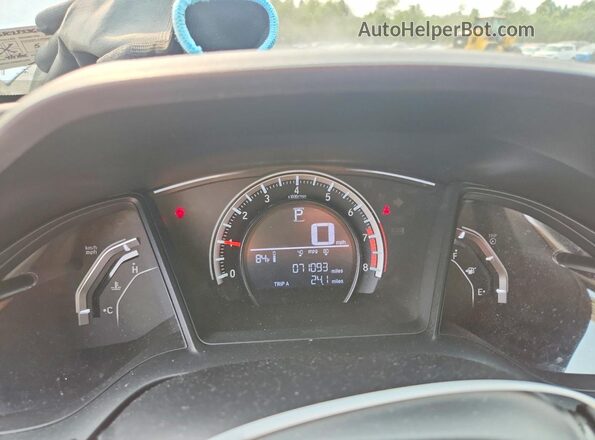 2HGFC2F53GH553748 2016 HONDA CIVIC Silver ხელსაწყოთა პანელის ხედი