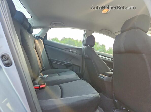 2HGFC2F53GH553748 2016 HONDA CIVIC Silver უკანა სავარძლების ხედი