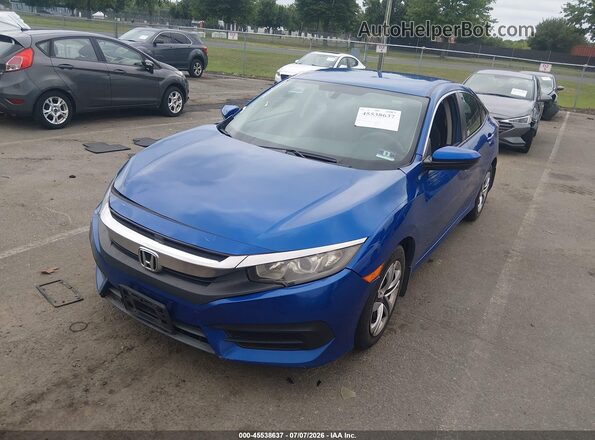 2HGFC2F53HH532108 2017 HONDA CIVIC Blue Przód lewy