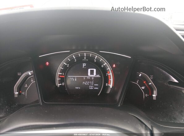 2HGFC2F53HH532108 2017 HONDA CIVIC Blue Widok tylnych siedzeń