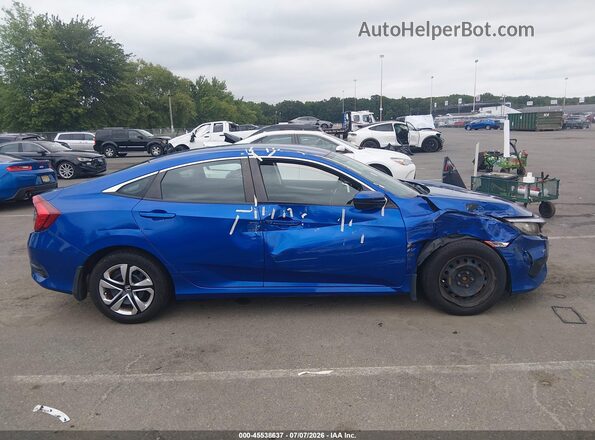 2HGFC2F53HH532108 2017 HONDA CIVIC Blue Widok wnętrza z tyłu