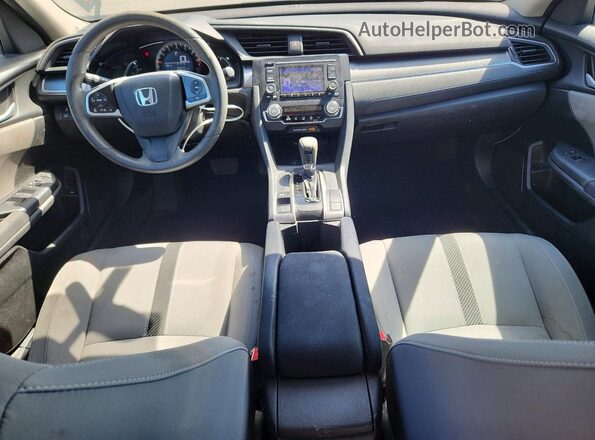 2HGFC2F53HH532626 2017 HONDA CIVIC Black Вид панелі приладів