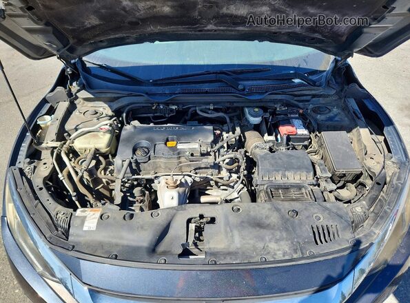 2HGFC2F53HH532626 2017 HONDA CIVIC Black Вид задньої частини салону