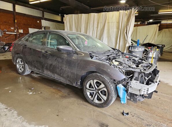 2HGFC2F53HH542508 2017 HONDA CIVIC Charcoal Front right