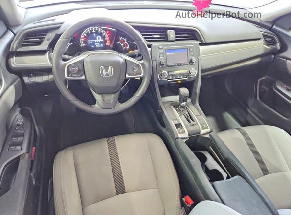 2HGFC2F53HH542508 2017 HONDA CIVIC Charcoal Dashboard view