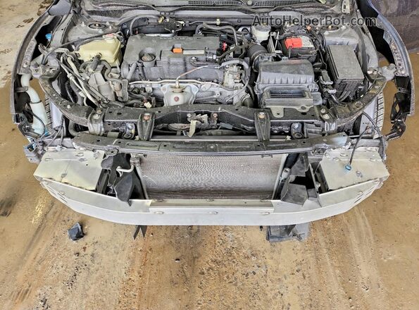 2HGFC2F53HH542508 2017 HONDA CIVIC Charcoal Rear interior view