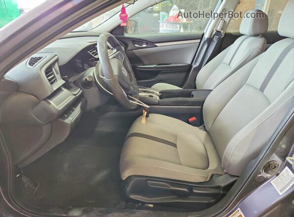2HGFC2F53HH542508 2017 HONDA CIVIC Charcoal Front interior view