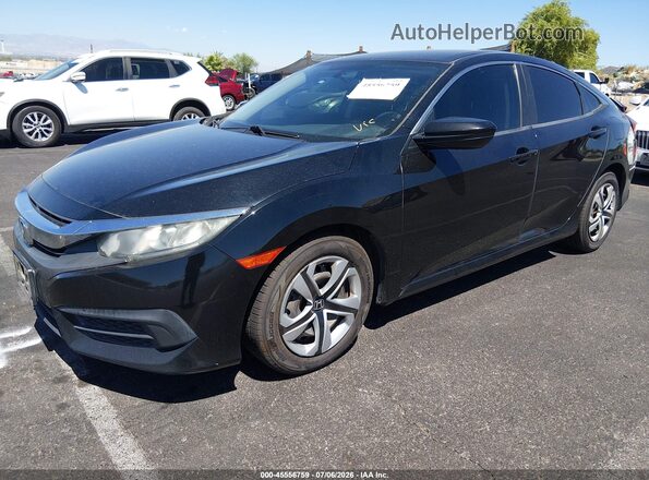 2HGFC2F53HH549541 2017 HONDA CIVIC Черный Передняя левая четверть