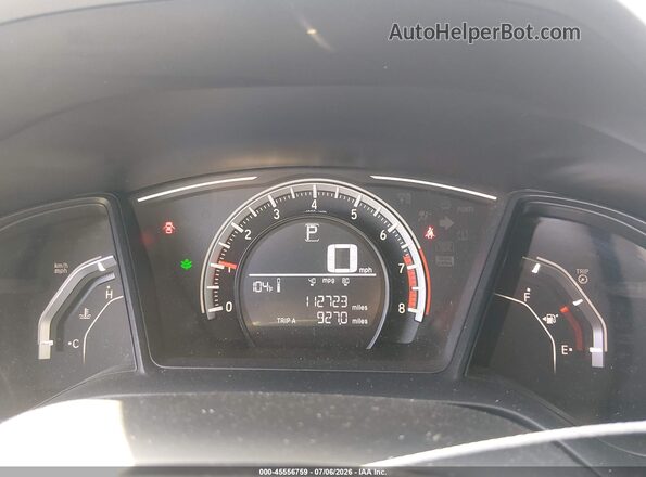 2HGFC2F53HH549541 2017 HONDA CIVIC Черный Вид задних сидений