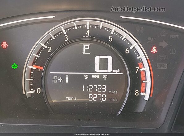 2HGFC2F53HH549541 2017 HONDA CIVIC Черный 