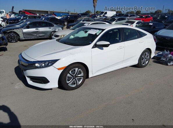 2HGFC2F53HH549703 2017 HONDA CIVIC Белый Передняя левая четверть