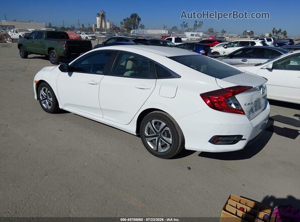 2HGFC2F53HH549703 2017 HONDA CIVIC Белый Задняя левая четверть