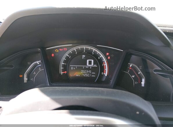 2HGFC2F53HH549703 2017 HONDA CIVIC Белый Вид задних сидений
