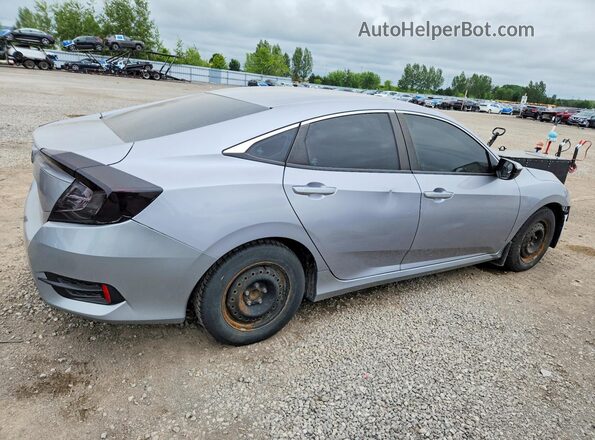 2HGFC2F53JH014795 2018 HONDA CIVIC Silver Tył prawy
