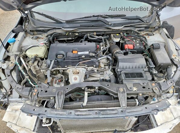 2HGFC2F53JH014795 2018 HONDA CIVIC Silver Widok wnętrza z tyłu