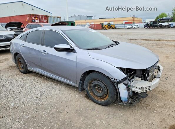 2HGFC2F53JH014795 2018 HONDA CIVIC Silver Przód prawy