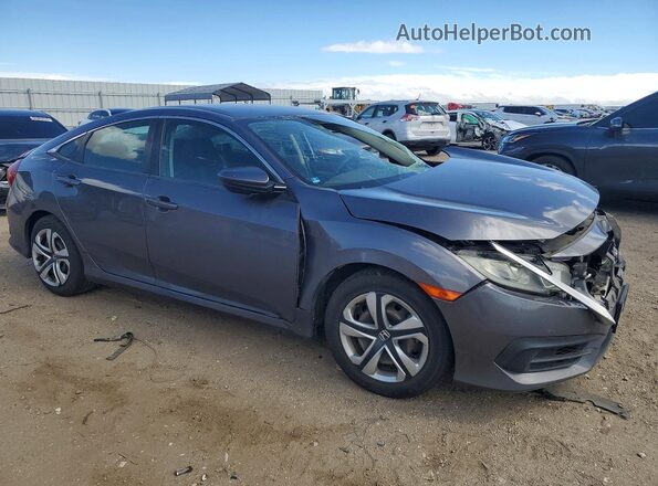 2HGFC2F53JH533961 2018 HONDA CIVIC Угольный Передняя правая четверть