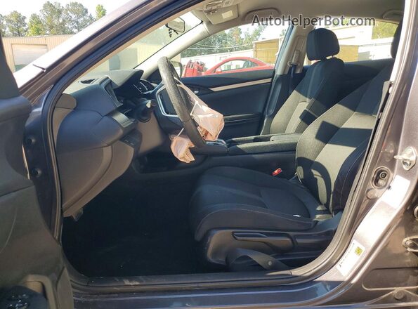 2HGFC2F53JH536066 2018 HONDA CIVIC Gray Widok wnętrza z przodu