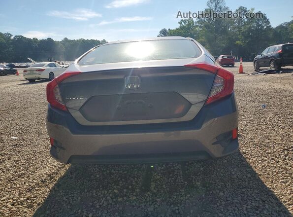 2HGFC2F53JH536066 2018 HONDA CIVIC Gray Widok z tyłu