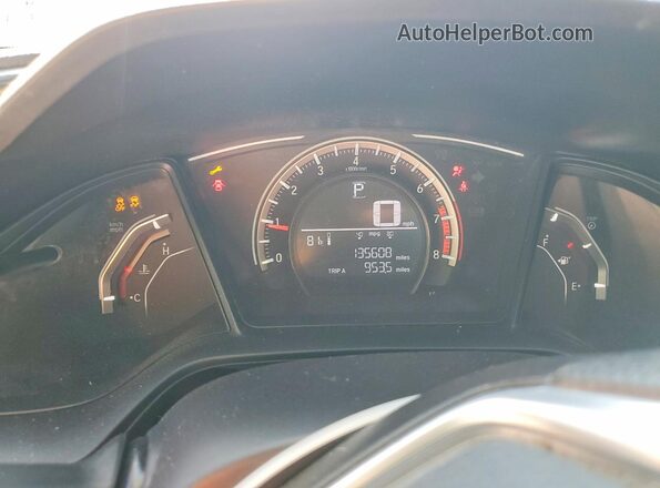 2HGFC2F53JH536066 2018 HONDA CIVIC Gray Widok zestawu wskaźników
