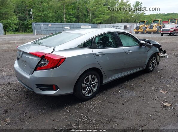 2HGFC2F53JH546581 2018 HONDA CIVIC Silver უკანა მარჯვენა