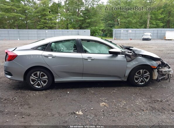 2HGFC2F53JH546581 2018 HONDA CIVIC Silver უკანა სალონის ხედი