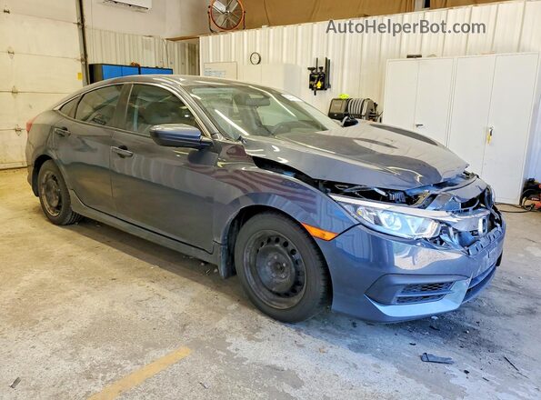 2HGFC2F53JH555359 2018 HONDA CIVIC Gray წინა მარჯვენა