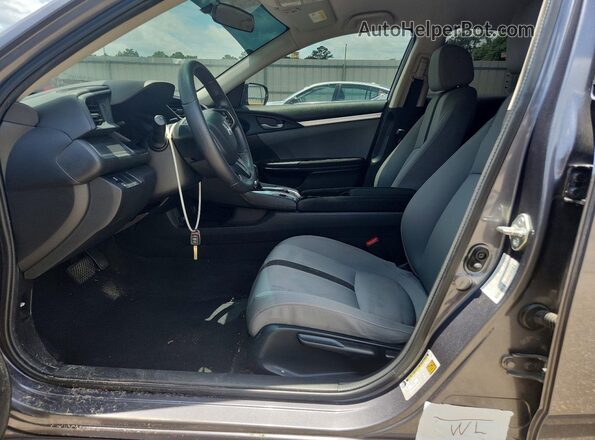 2HGFC2F53JH584893 2018 HONDA CIVIC Gray Front interior view