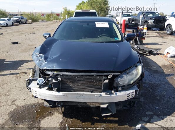 2HGFC2F53JH595781 2018 HONDA CIVIC Black Вид панелі приладів