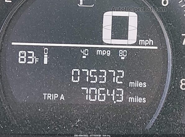 2HGFC2F53JH595781 2018 HONDA CIVIC Black Панорамний вид салону 360°