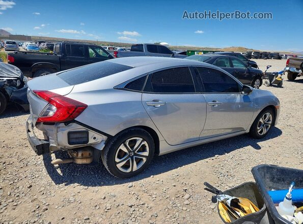 2HGFC2F53JH602101 2018 HONDA CIVIC Серебряный Задняя правая четверть