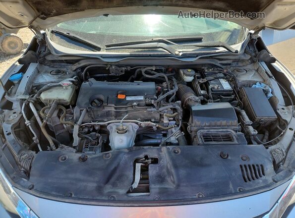 2HGFC2F53JH602101 2018 HONDA CIVIC Серебряный Вид задней части салона