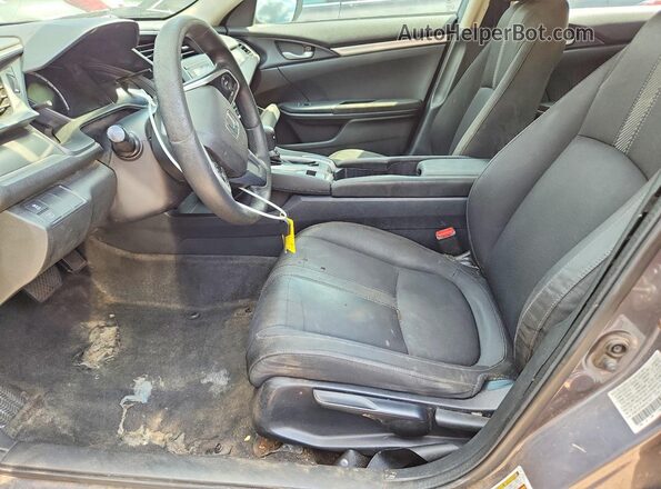 2HGFC2F54GH511511 2016 HONDA CIVIC Gray Widok wnętrza z przodu