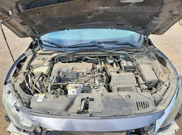 2HGFC2F54GH511511 2016 HONDA CIVIC Gray Widok wnętrza z tyłu