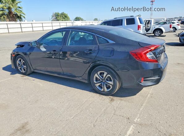 2HGFC2F54GH520371 2016 HONDA CIVIC Black Задня ліва чверть